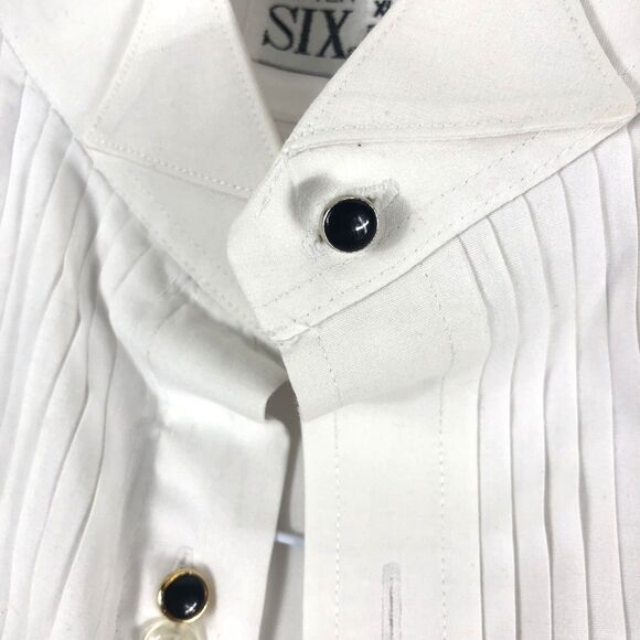 Vintage Black Onyx Gold Tone Cufflinks & 5 Tuxedo Shirt Studs - Picture 8 of 8